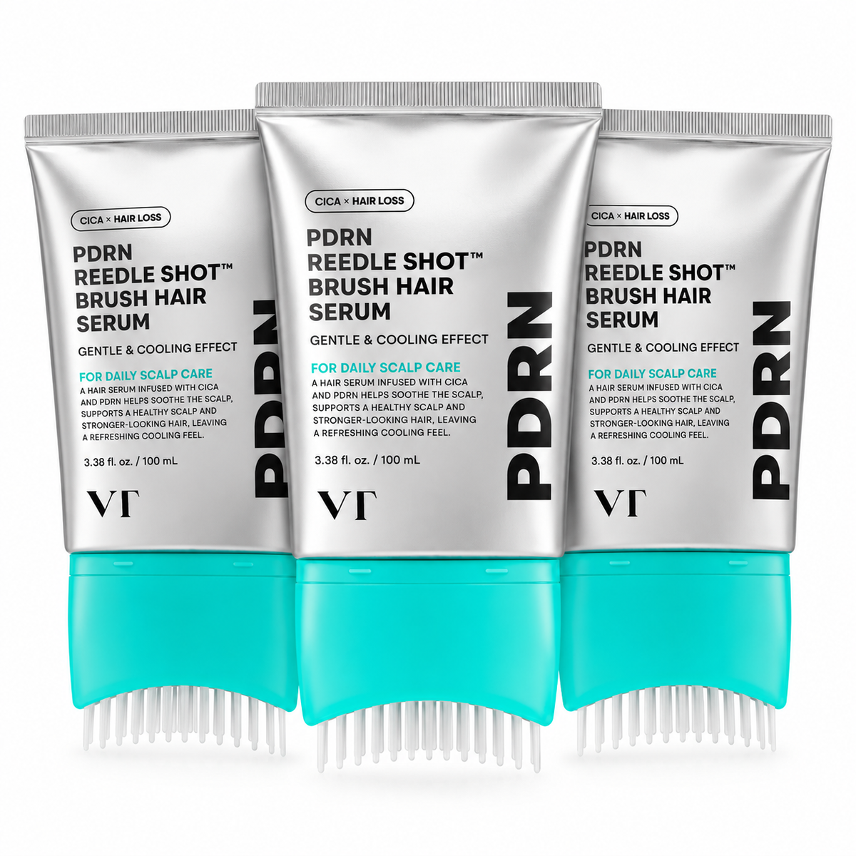 VT PDRN Reedle Shot Brush Hair Serum
