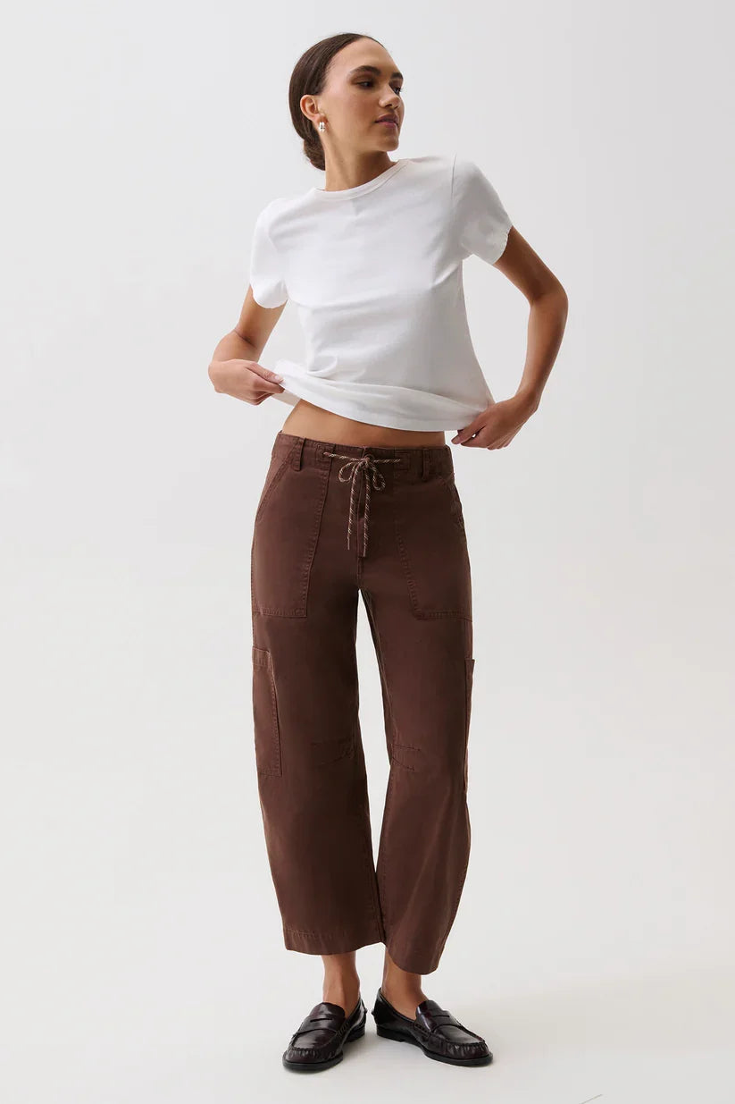 Sabrina Curved Utility Pants - Lindt