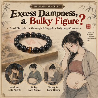 Five-Element Herbal Fragrance Bracelet | Traditional Chinese Herbal Beads, Handcrafted for Calm, Relaxation, Restful Sleep & Weight Management